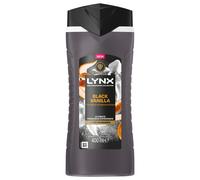 Lynx Men's Black Vanilla Body Wash with 12Hrs of Freshness for Men, 400ml Lynx Black