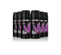 Lynx Men's 'Body Spray' Excite High Definition Deo For Men, 6x150ml in Pink Lynx Pink