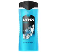 Lynx Men's Ice Chill Shower Gel 500ml with 48H Fresh Body Spray 250ml in Blue