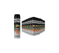Lynx Men's Jungle Fresh Antiperspirant Deodorant Spray 250ml, 24 Pack in Black | Size: 250ml