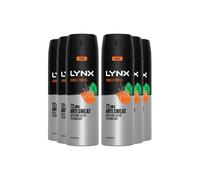 Lynx Jungle Fresh Antiperspirant Spray 72H Protection Deodorant 200ml, 6 Pack