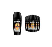 Lynx Sunset Fresh Antiperspirant Roll On for Men 50ml Pack of 6 48H Sweat Protection Mango & Mandarin Fragrance Mens Roll On Deodorant Lynx Antiperspirant Roll On