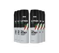 Lynx Men Jungle Fresh 3-in-1 Hair, Face and Body Wash Shower Gel with a palm leaf & amber scent for an all day fresh & clean feel 500 ml, Pack of 6