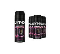 Lynx Number 10 FIFA Aerosol Body Spray Deo Citrus & Watermelon Scent 150ml, 6 Pk