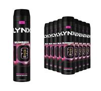 Lynx Number 10 FIFA Limited Edition Aerosol Body Spray Deodorant 250ml, 12 Pack - Mens Fresh Citrus & Watermelon Scent, Long-Lasting Odour Protection, Energising Fragrance for Daily Use