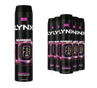 Lynx Number 10 FIFA Limited Edition Body Spray Deodorant for Men 250ml Pack of 6, Fresh Citrus & Watermelon Scent Aerosol, Long Lasting Odour Protection, Lynx Deodorant Mens Bodyspray