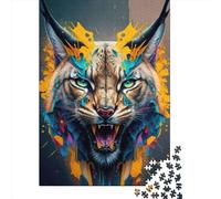 LYNX Panorama Set Middle Paper Jigsaw Puzzles 1000 Pieces for Adults Jigsaw Puzzles for Adults 1000 Piece Puzzle Educational Games 1000pcs (38x26cm)