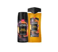 Lynx Peach Infusion Body Spray And Wash Bundle In Yellow Yellow