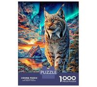 Lynx Puzzles 1000 Piece. Puzzle Impossible, Puzzle Family Activity Puzzles Game 70x50cm/1000pcs