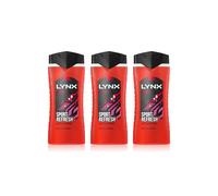 Lynx Recharge 12H Refreshing Fragrance Shower Gel Bodywash, 6x 500ml