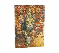Lynx Rising (Erica Williams Art) Midi Lined Softcover Journal (Elastic Band Closure)
