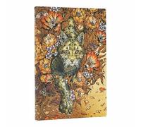 Lynx Rising (Erica Williams Art) Mini Lined Softcover Journal (Elastic Band Closure)