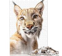 Lynx Selfie Puzzles for Adults 1000 Piece Puzzle for Teenager Age 12 Years Up Christmas Eve Gifts 1000pcs (38x26cm)