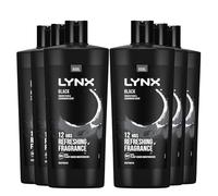 (Black, 6 Pack) Lynx Shower Gel 700ml, 3 or 6 Pack