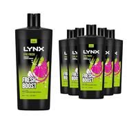 Lynx Shower Gel 12 Hours of Long Lasting Refreshing Fragrance Body Wash with Plant-Based Moisturisers for Men XXXL Size Body Cleanser for Naturally Soft Skin, 700ml (Epic Fresh, Buy 6)