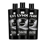 Lynx Shower Gel 12H Refreshing Fragrance with 100% Moisturisers 700ml, 3 Pack