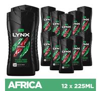 Lynx Shower Gel 12 Hours of Refreshing Fragrance 225ml, 1, 3, 6 & 12 Pack