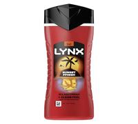 Lynx Sunset Fresh 3-in-1 Body Wash Men's Hair, Face and Body Cleanser with a mango & mandarin scent for all-day freshness 225 ml