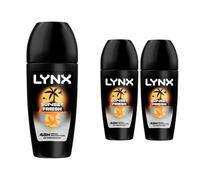 Lynx Sunset Fresh Antiperspirant Roll On for Men 50ml Pack of 3 48H Sweat Protection Mango & Mandarin Fragrance Mens Roll On Deodorant Lynx Antiperspirant Roll On