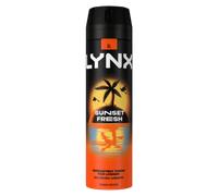 Lynx Sunset Fresh Body Spray 200ml - Black and Orange