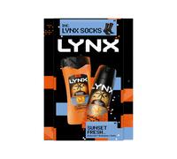LYNX Sunset Fresh Duo & Socks Gift Set 2 piece, Pack of 3