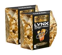 Lynx Sunset Fresh Gift Set for Men, 2 pack- Deodorant Body Spray 150ml + Body Wash, Tropical Mango & Mandarin Scent ,Aluminium-Free -FIFA World Cup 2026 Entry, Ultimate Gift for Him