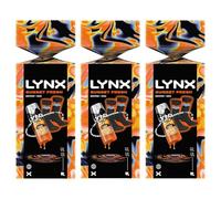 Lynx Sunset Fresh Gift Set for Men with Body Spray and Socks, 3 Pack - Limited Edition Festive Cracker with Citrus Fragrance, Long-Lasting Freshness and Stylish Winter Socks