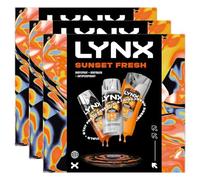 Lynx Sunset Fresh Men’s Grooming Gift Set - 3 Pack, Body Spray, Body Wash & Antiperspirant Deodorant, Long Lasting Freshness, Masculine Scent & Premium Gift for Him