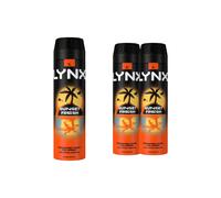 Lynx Sunset Fresh Men's 'deodorant Body Spray' 200Ml, 3 Pack In Black Black One Size