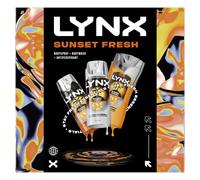LYNX Sunset Fresh Gift Set body spray, body wash & antiperspirant trio perfect for any occasion 3 piece