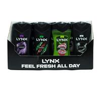 Lynx 12 Hour Refreshing Fragrance Gold Oud Wood and Vanilla Body wash with Plant-based Moisturisers & Dual Action Power, Keep Smelling Irresistible!, 500ml