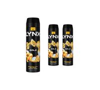 Lynx Xl 48-H Gold 'body Spray' Deodorant 3 Pack, 200Ml Gold One Size