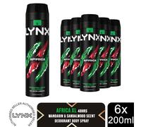 Lynx XL 48-Hour Odour Protection Body Spray Deodorant, 3 or 6 Pack, 200ml