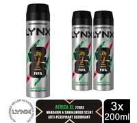 Lynx Jungle Fresh Antiperspirant 200ml - Black