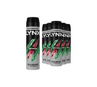 Lynx Men Jungle Fresh 3-in-1 Hair, Face and Body Wash Shower Gel with a palm leaf & amber scent for an all day fresh & clean feel 500 ml, Pack of 6