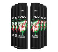 Lynx XXL 48H Fresh Deodorant Body Spray, Africa, 6 Pack, 250ml