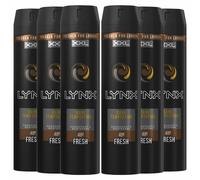 Lynx XXL 48H Fresh Deodorant Body Spray, Dark Temptation, 6 Pack, 250ml