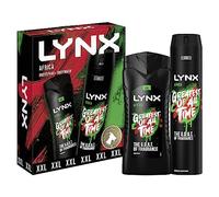 LYNX XXL Africa Duo Body Spray Gift Set Body Wash and Deodorant perfect for his daily routine 2 piece