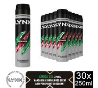 Lynx XXL Anti-Perspirant 72-Hour Sweat Protection Deodorant Spray 250ml, 30 Pack