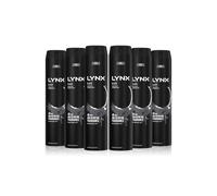 Lynx Men's XXL Black High Definition Fragrance 'BodySpray' Deo, 6x250ml Lynx Black