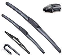 LYNYQ Car Windscreen Wiper Blades Set for Mazda 5 Premacy MK2 MK3 MPV 2005-2017 26in+16in+12in, Car Front Rear Wiper Blade Window Brushes Wiper Replacement Accessories,L-A/Lhd