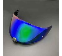 LYNYQ Motorcycle Helmet Visor for HJC C70 FG-17 IS-17 FG-St HJ-20ST, Replacement Helmet Shield Visor Anti UV Protection Full Face Shield Accessories,normal-A Rainbow