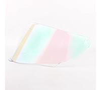 LYNYQ Motorcycle Helmet Visor for kytTT Course, Replacement Helmet Shield Visor Anti UV Protection Full Face Shield Accessories,normal-B Aurora Green