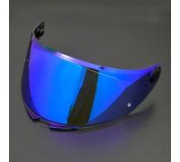 LYNYQ Motorcycle Helmet Visor for MT Thunder 4 SV, Replacement Helmet Shield Visor Anti UV Protection Full Face Shield Accessories,normal-B Blue-plated