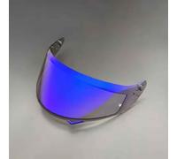 LYNYQ Motorcycle Helmet Visor for MT-V-16, Replacement Helmet Shield Visor Anti UV Protection Full Face Shield Accessories,normal-F Tea Revo Blue