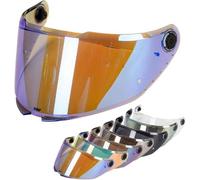 LYNYQ Motorcycle Helmet Visor for MT-V-28B Thunder 4, Replacement Helmet Shield Visor Anti UV Protection Full Face Shield Accessories,normal-B Revo Blue