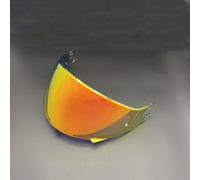 LYNYQ Motorcycle Helmet Visor for Shark Spartan/Skwal 1/2 / D-Skwal, Replacement Helmet Shield Visor Anti UV Protection Full Face Shield Accessories,normal-A Tea Red