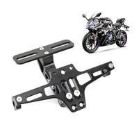 LYNYQ Motorcycle License Plate Bracket for Ka-wasaki ZZR 1400 2006-2020, Plate Holder Adjustable Rear Tail Tidy License Plate Frame Fender Eliminator,normal-F