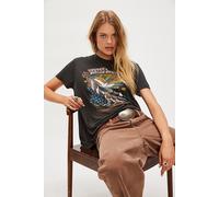 Lynyrd Skynyrd American Tour Tee by Junk Food Clothing at Free People in Vintage Black, Size: Medium - female