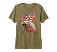Lynyrd Skynyrd Americana Eagle Free Bird Retro Rock US Flag Premium T-Shirt